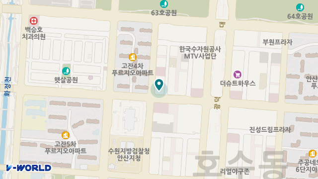 미더운노인복지센터 위치 지도