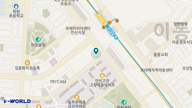 안산마음편한주간보호센터 위치 지도
