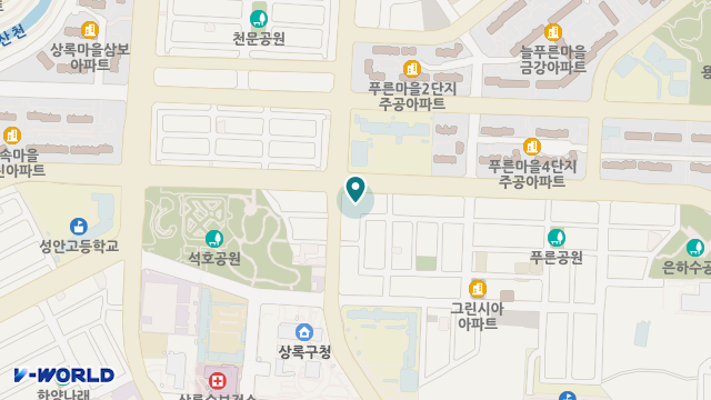 안산온누리주야간보호센터 위치 지도