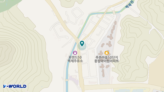 무지개재가복지센터 위치 지도
