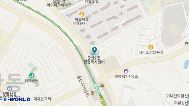 일산예사랑복지센터 위치 지도