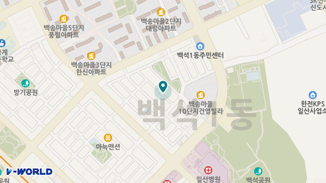 바른손방문간호 위치 지도