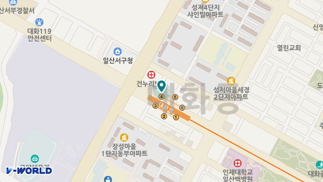 대화재가노인복지센터 위치 지도
