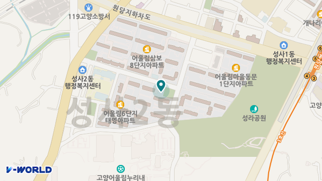 덕양재가방문요양센터 위치 지도