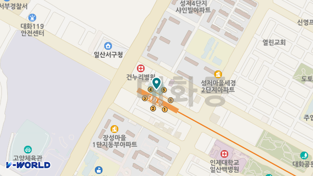 진사랑재가요양센터 위치 지도