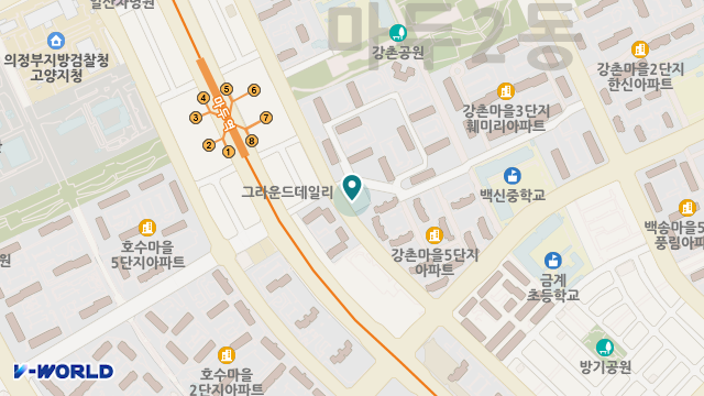 한사랑재가복지센터 위치 지도