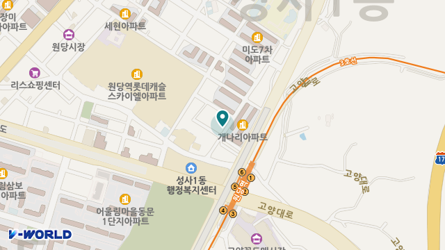 사랑방문요양센터 위치 지도