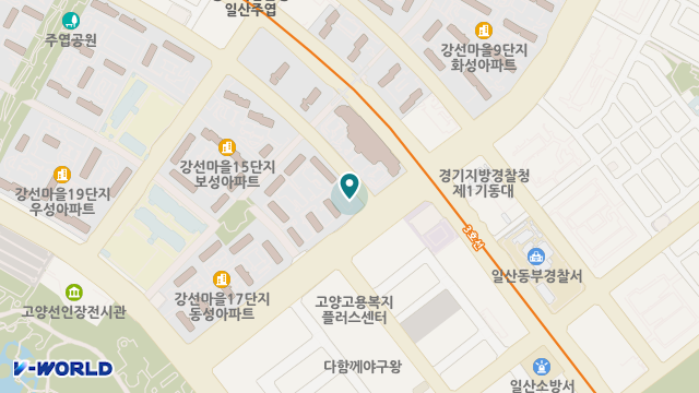 한가족방문요양센터 위치 지도