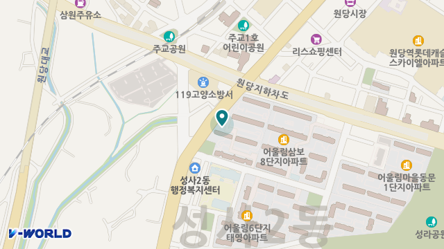 민들레노인복지센터 위치 지도