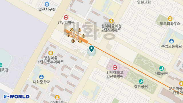 킨텍스재가센터 위치 지도