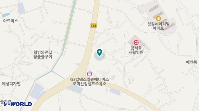 스마트재가노인복지센터 위치 지도