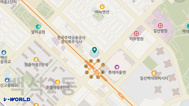 일산봄날재가복지센터 위치 지도