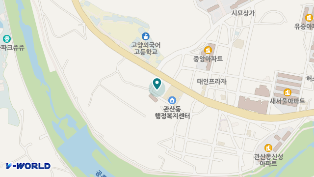 관산주간보호센터 위치 지도