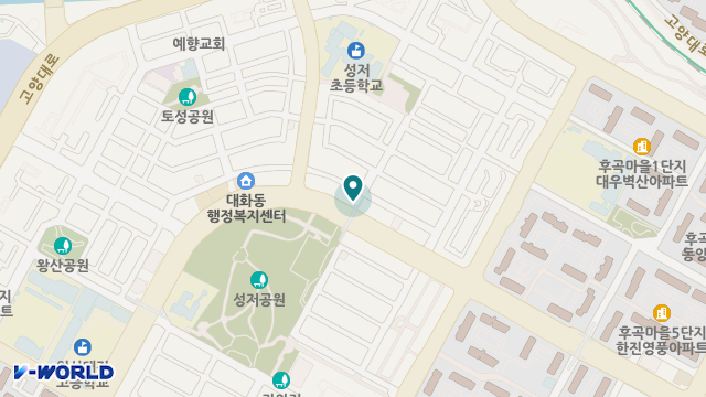 일산소망주간보호센터 위치 지도