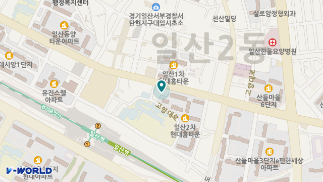 일산안심돌봄주간보호센터 위치 지도