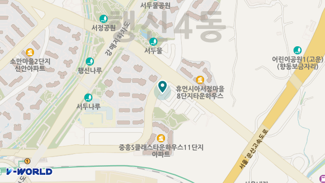 서정어르신데이케어센터 위치 지도