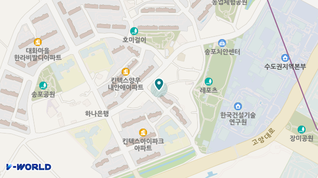 송포대화재가센터 위치 지도