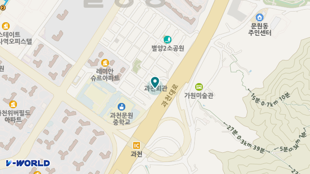 "(1)"과천주간보호센터 위치 지도