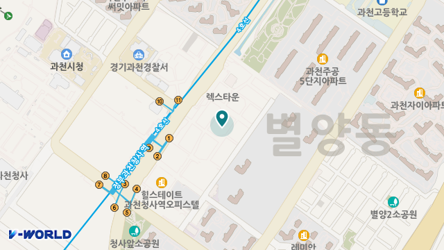 (A)비지팅엔젤스 과천방문요양지점 위치 지도