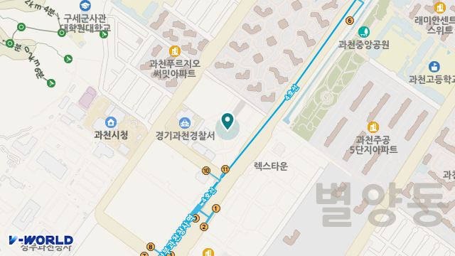 한국시니어재가복지센터 위치 지도
