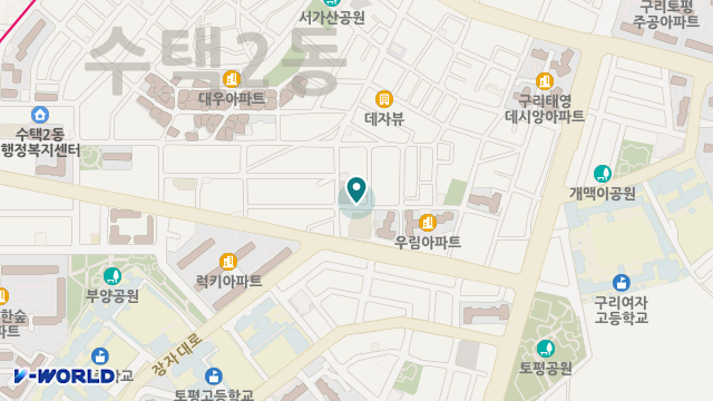 효마을구리주간보호센터 위치 지도
