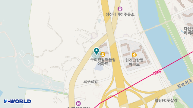 효마중재가복지센터 위치 지도