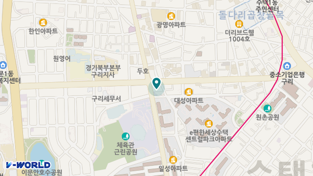 구리사회적기업 (주)온케어 노인통합돌봄센터 위치 지도