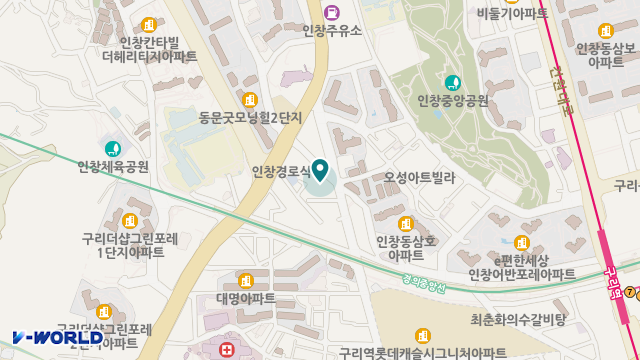 구리행복주간보호센터 위치 지도