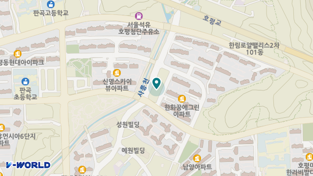 사랑드림주야간보호센터 위치 지도