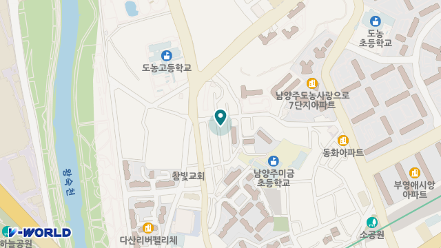 남양주한결재가복지센터 위치 지도