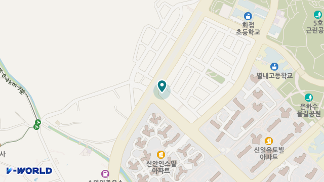 별내산들주야간보호센터 위치 지도