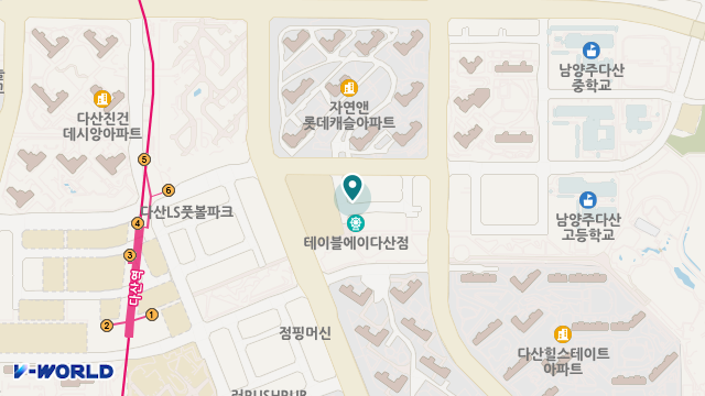 A+실버케어센터 위치 지도