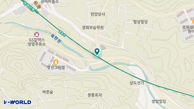 동행주야간보호센터 위치 지도