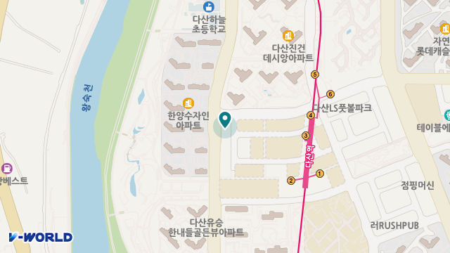 스마일시니어다산굿모닝노인돌봄센터 위치 지도