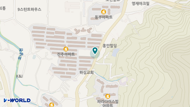 주사랑노인복지센터 위치 지도