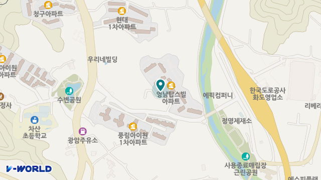 영남재가복지센터 위치 지도