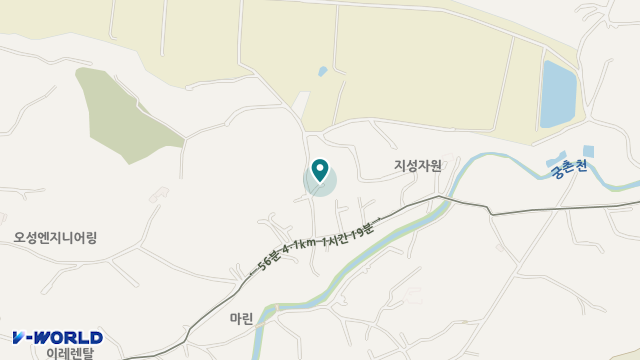 와부데이케어센터 위치 지도