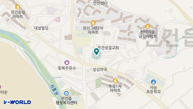 노아노인복지센터 위치 지도