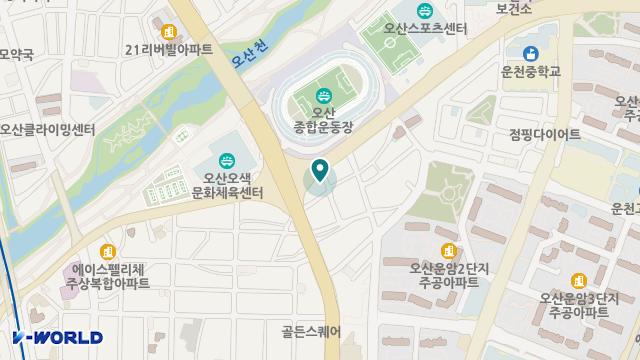 오산중앙케어 위치 지도