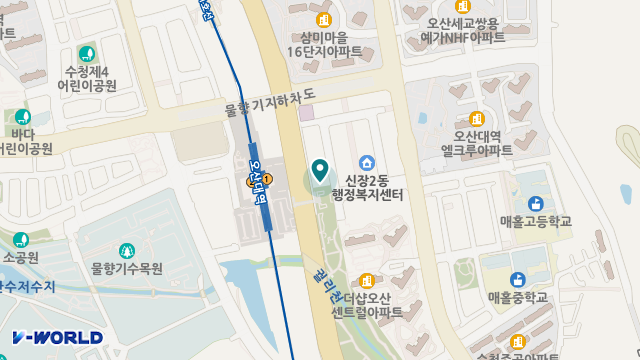 오산9988주간보호센터 위치 지도