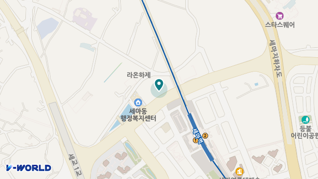 가온재가복지센터 위치 지도