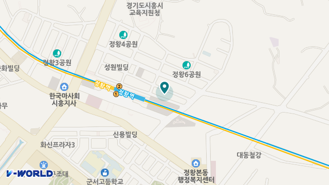 시흥돌봄장기요양센터 위치 지도