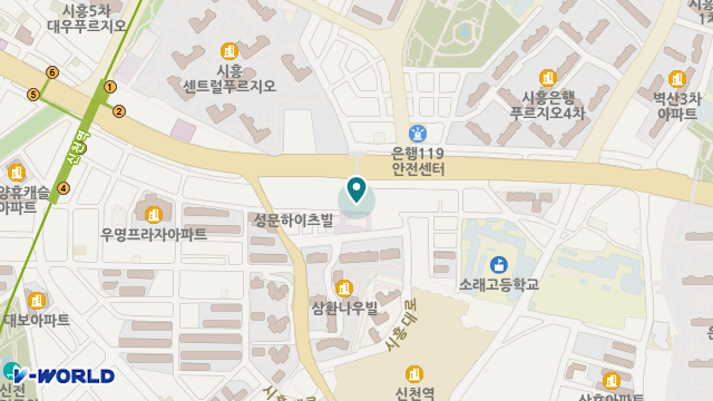 가원복지센터 위치 지도