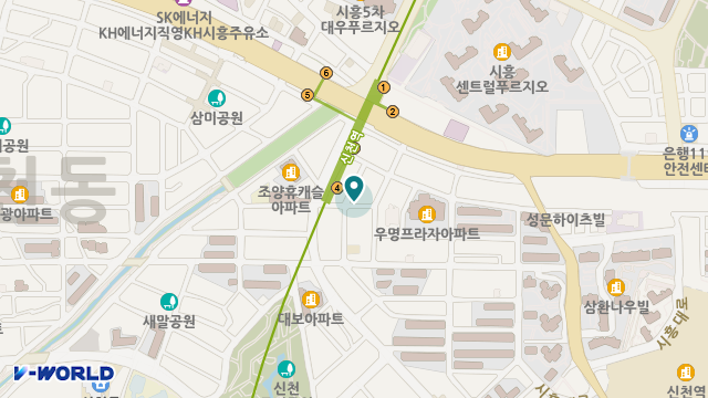 비지팅엔젤스 시흥방문요양지점 위치 지도