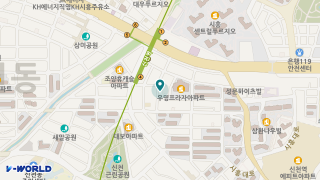 실버양품 위치 지도
