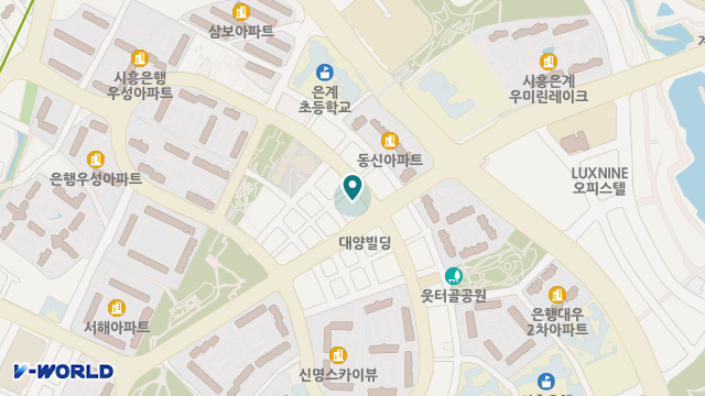 늘푸른주야간보호센터 위치 지도