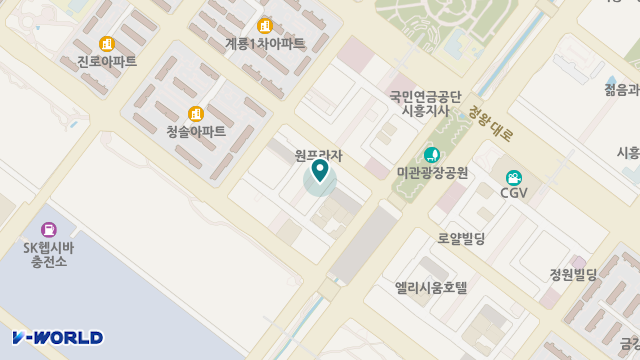 군자방문요양센터 위치 지도