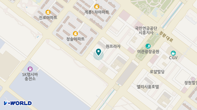 시화실버주야간보호센터 위치 지도