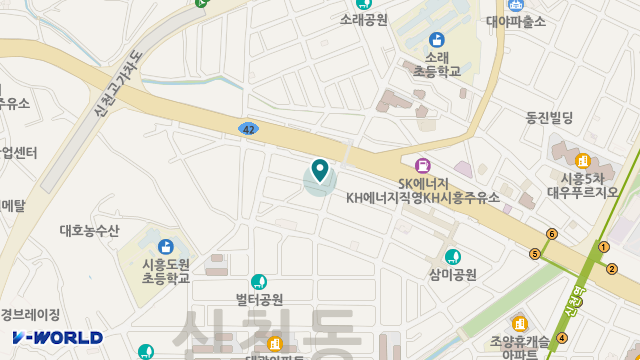 정겨운주야간보호센터 위치 지도