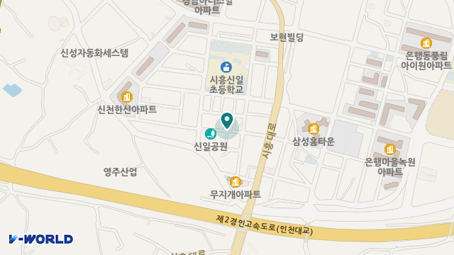 케세라 시흥 위치 지도